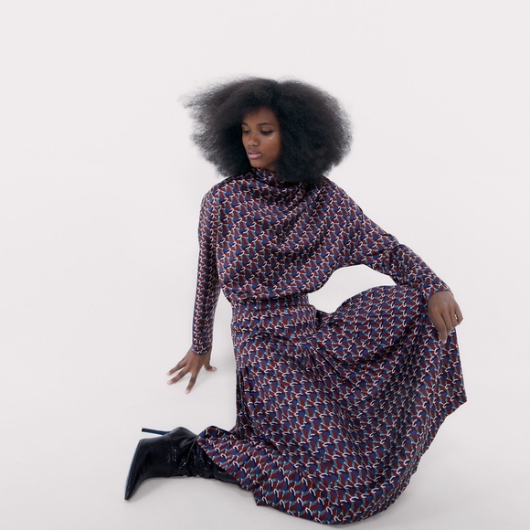 Zara Dresses & Skirts - 🆕 Zara Printed Blouse & Skirt Set